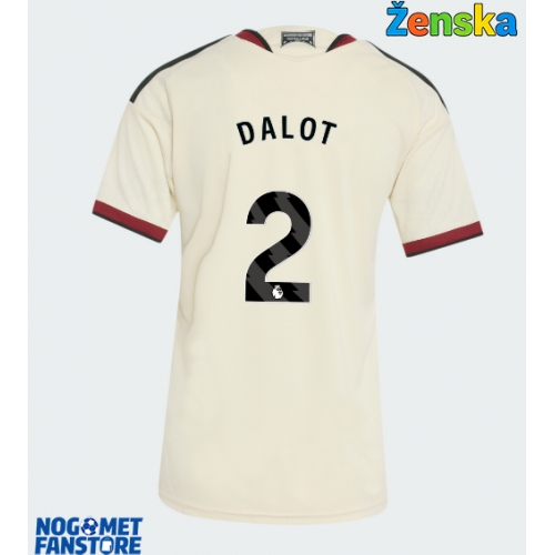 Manchester United Diogo Dalot #2 Rezervni Dres za Ženska 2026-27 Kratak Rukav